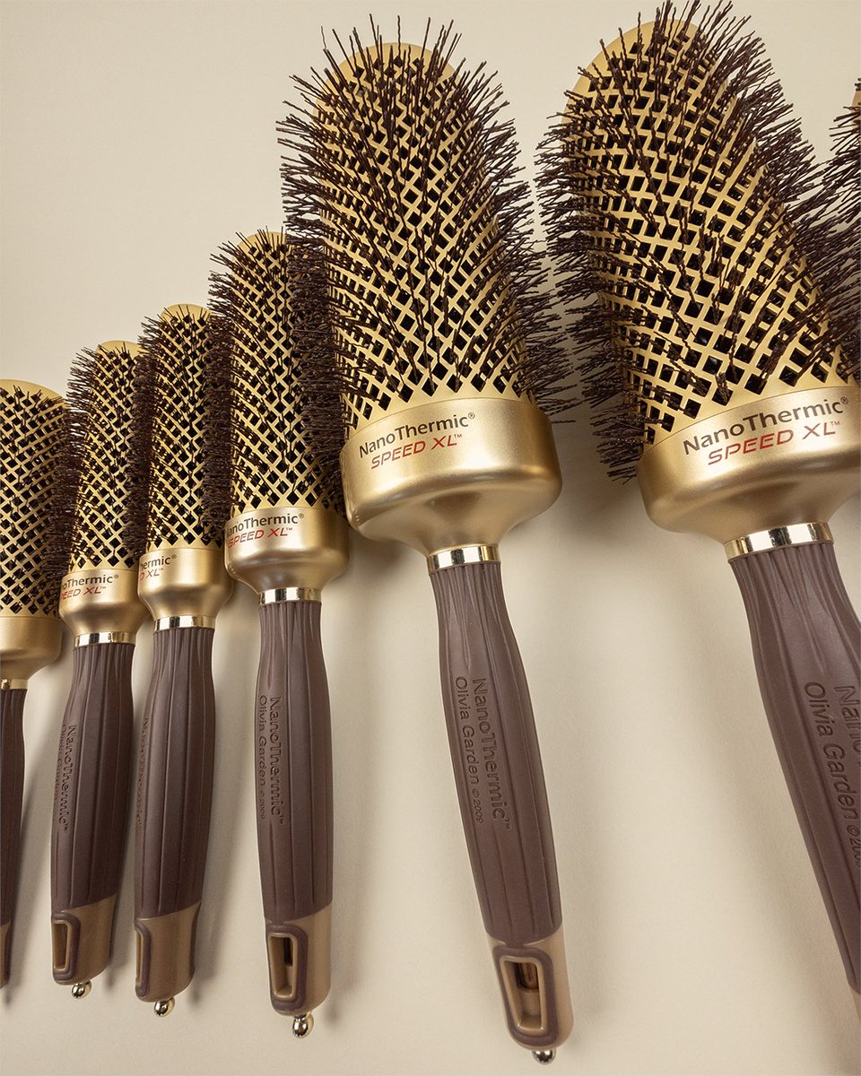 Get up close and personal with the #NanoThermic #SpeedXL round thermal brush collection. 🔎