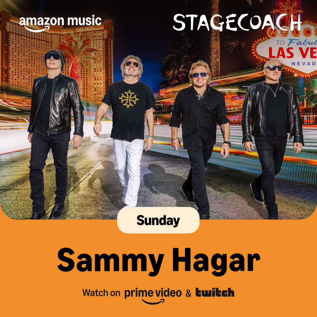 Sammy Hagar (@sammyhagar) on Twitter photo Tune in to &Stagecoach from the comfort of your couch! Watch Sammy’s performance tonight at 7:20pmPT only on the <a href="/amazonmusic/">Amazon Music</a> Twitch channel and Prime Video! 🤠
📺 Tune in at amzn.to/stagecoach25
PLUS - keep your eyes peeled to Sammy’s YouTube for the premiere of the “Encore, Tune in to &Stagecoach from the comfort of your couch! Watch Sammy’s performance tonight at 7:20pmPT only on the <a href="/amazonmusic/">Amazon Music</a> Twitch channel and Prime Video! 🤠
📺 Tune in at amzn.to/stagecoach25
PLUS - keep your eyes peeled to Sammy’s YouTube for the premiere of the “Encore,