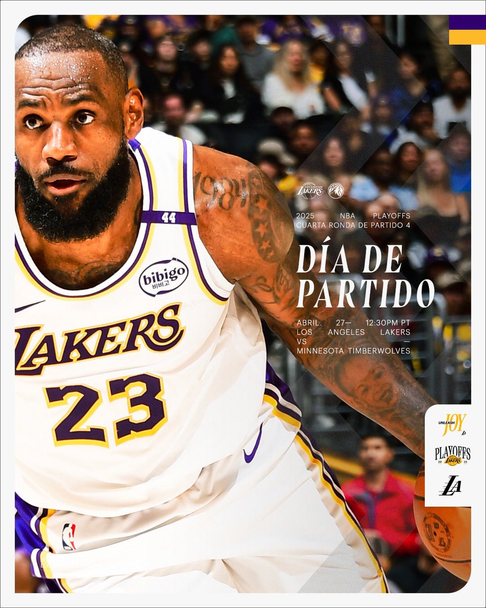 LosLakers's tweet image. Domingo de partido.

📍: Minnesota 
⏰: 12:30 PM PT