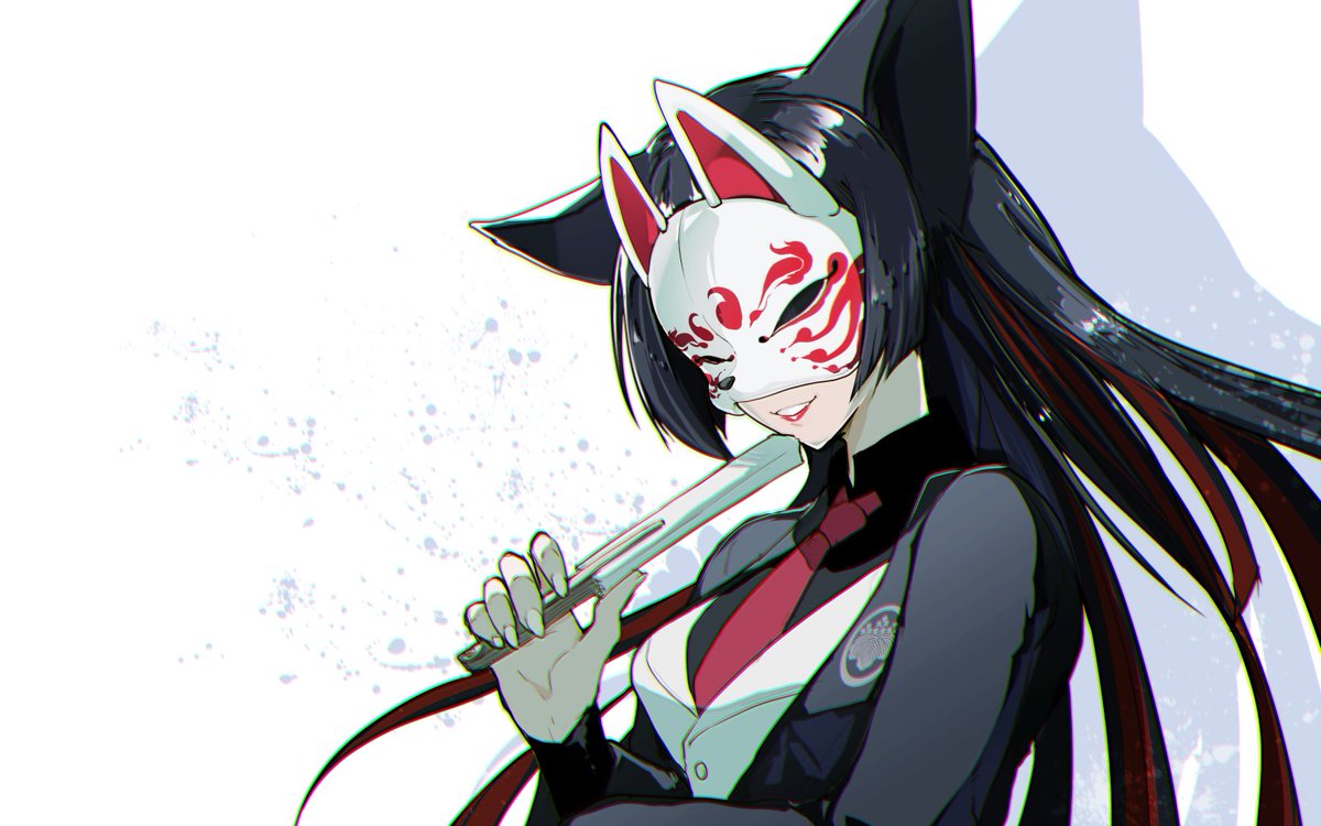 「#これを見た人は黙って黒髪を貼れ 」|龍トウのイラスト