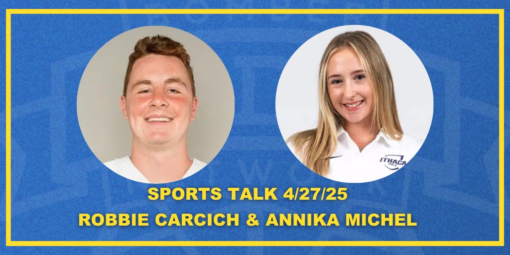 BombersRadioNet's tweet image. Get ready for another amazing #Sportstalk
@fhudson171 hosts as Noah Abraham sits down with @IthacaBomberFB QB Robbie Carcich while @nicholeallan31 speaks with @Ithaca_Golf Annika Michel
Tonight at 6:30 only on @WICB