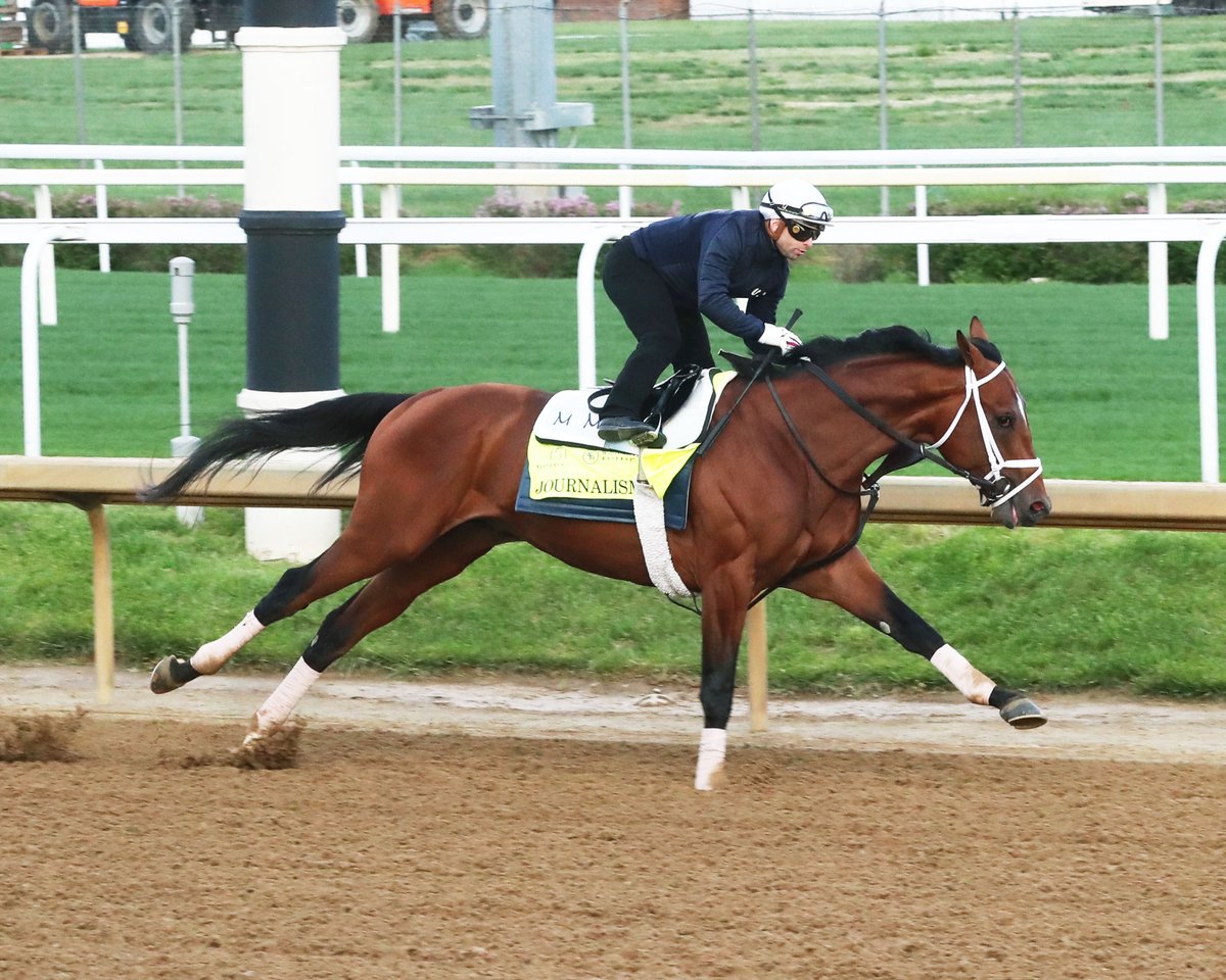 Churchill Downs PR (@derbymedia) on Twitter photo Morning-line favorite Journalism topped a work tab of six entrants for the $5 million <a href="/KentuckyDerby/">Kentucky Derby</a> Presented by working five furlongs over a fast track in 1:01.40 Sunday morning <a href="/ChurchillDowns/">Churchill Downs</a>.
More in Sunday's Derby Update:
kentuckyderby.com/horses/news/ke… Morning-line favorite Journalism topped a work tab of six entrants for the $5 million <a href="/KentuckyDerby/">Kentucky Derby</a> Presented by working five furlongs over a fast track in 1:01.40 Sunday morning <a href="/ChurchillDowns/">Churchill Downs</a>.
More in Sunday's Derby Update:
kentuckyderby.com/horses/news/ke…