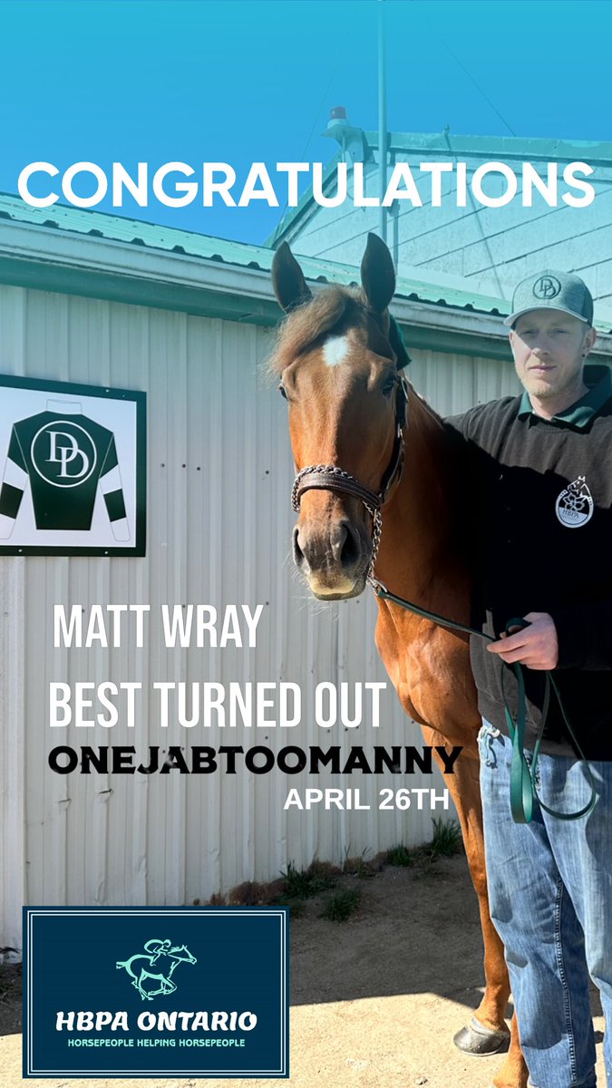 Congratulations! BEST TURNED OUT! April 26TH