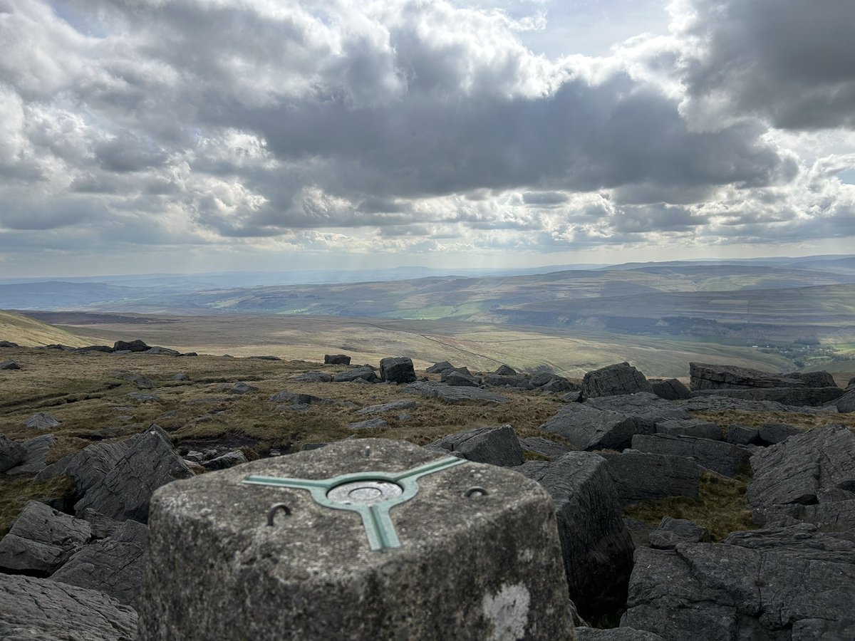 Great day to lead the <a href="/DalesBusFriends/">Friends of DalesBus</a> walk from Scar House to Kettlewell over Little Whernside &amp; Great Whernside - fabulous views today.