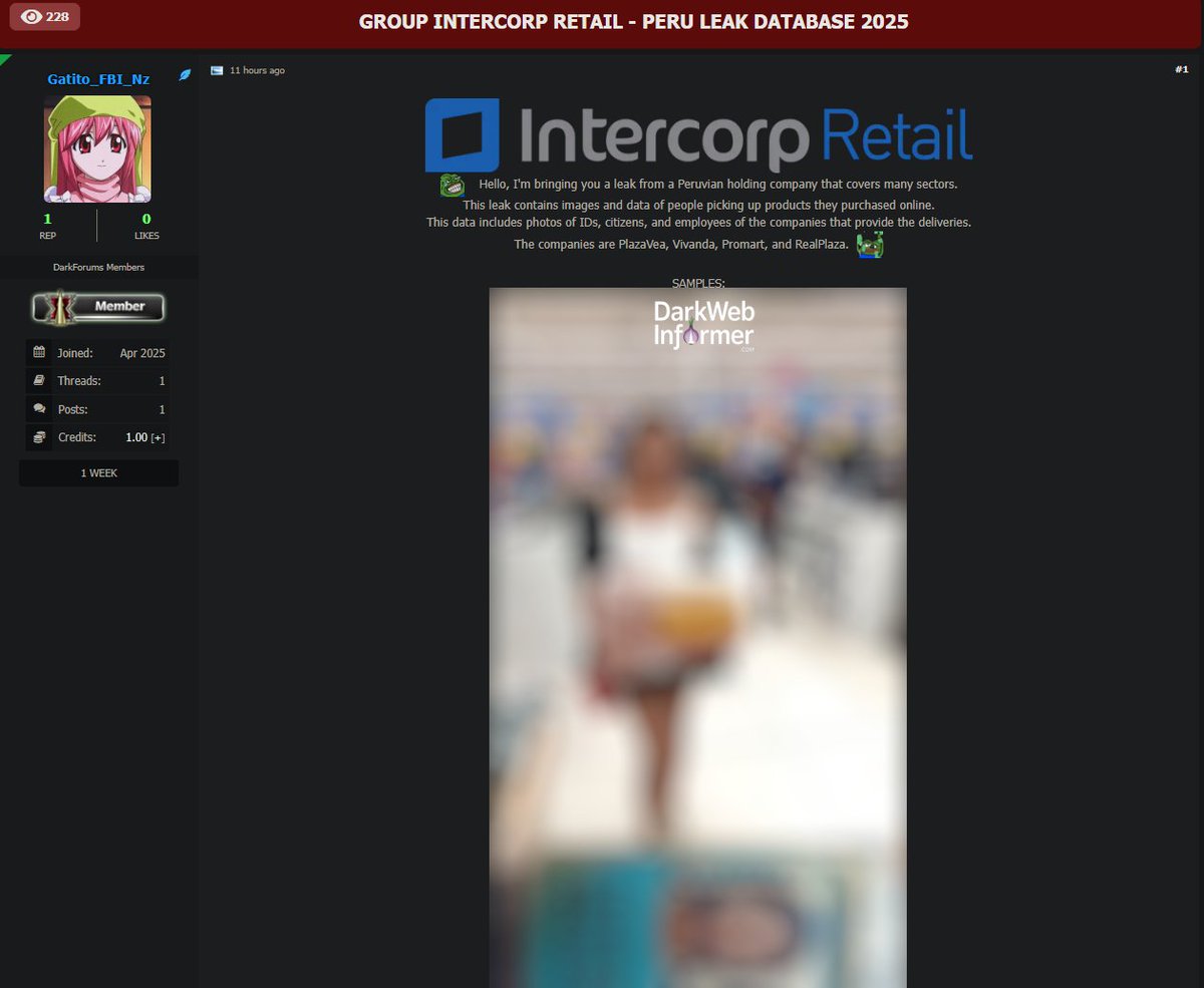 Dark Web Informer tweet media