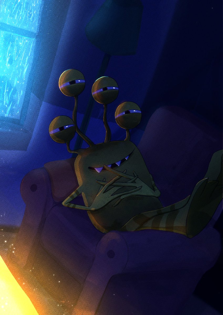 MochaLens's tweet image. 雨夜の子供部屋
#MonstersAtWork #DuncanPAnderson