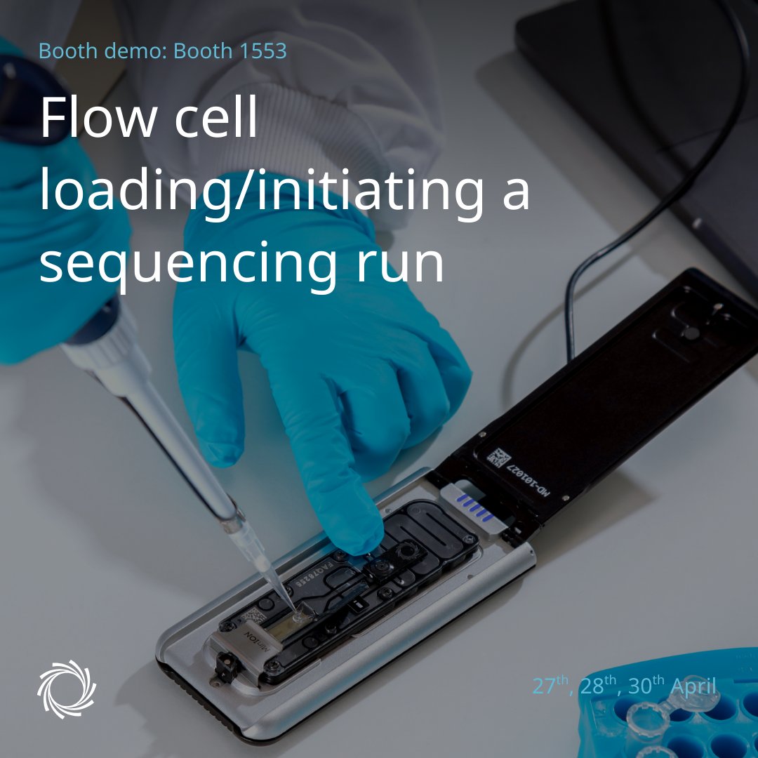 Attending #AACR25? 

Join Maddy Hartley at 3 pm (CT) today at booth #1553 as she kicks off the first of our demos. Don't miss this opportunity to gain hands-on experience loading a flow cell and initiating an Oxford Nanopore sequencing run. Come discover supercharged sequencing