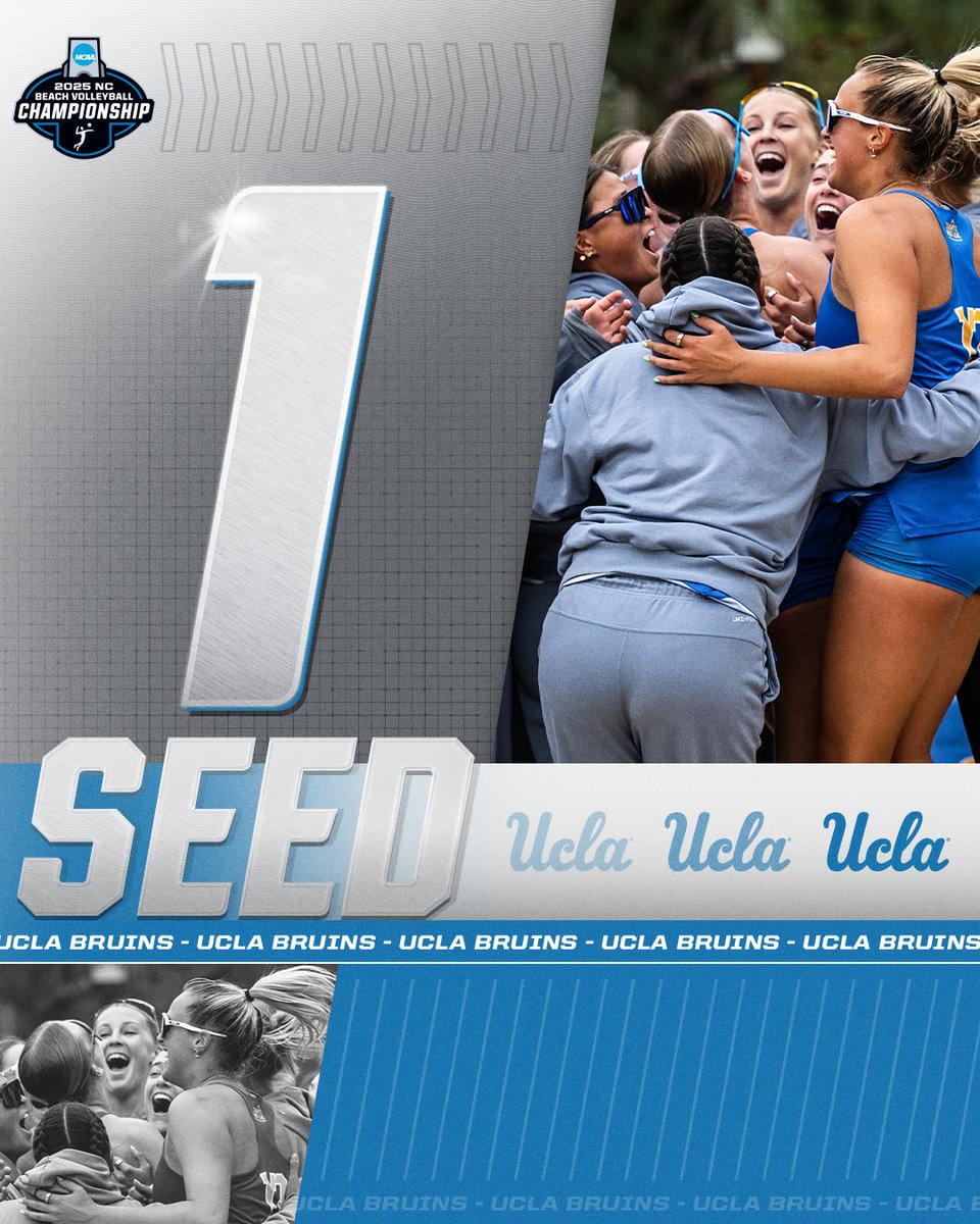 𝐍𝐨. 1️⃣ 𝐒𝐞𝐞𝐝
🐻 <a href="/uclabeachvb/">UCLA Beach VB</a>
 
#NCAABeachVB