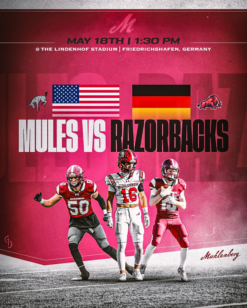 3 Weeks until the Mules are on the field in Germany! 🫏