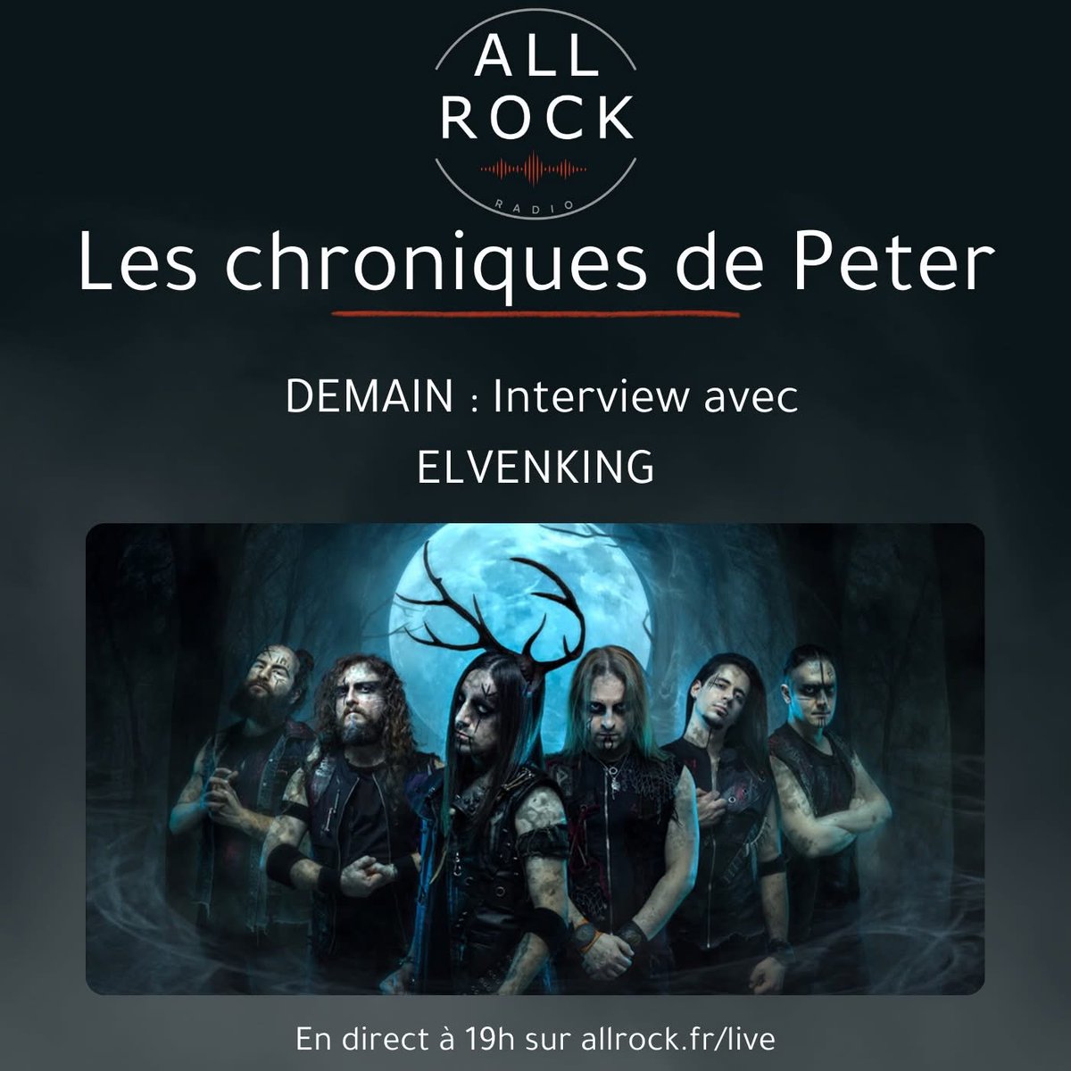 Demain diffusion de notre interview d’ <a href="/EK_official/">Elvenking</a> !