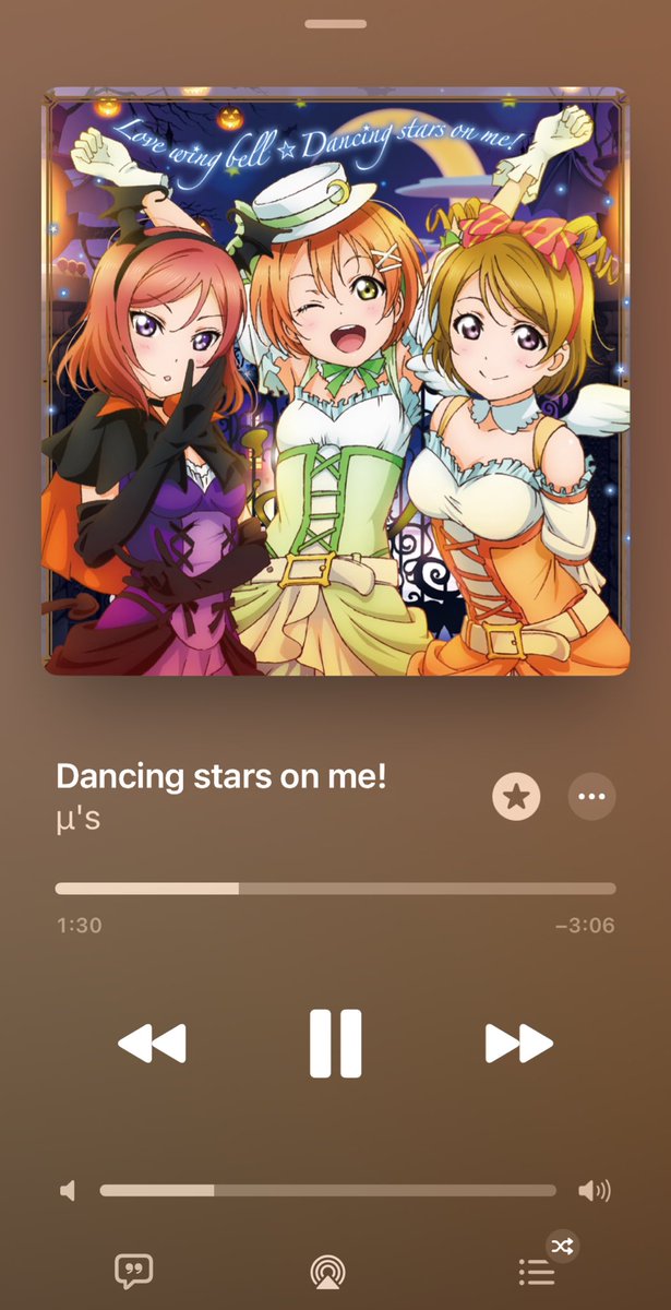 mentai_29's tweet photo. ダンスタとかいう神曲を聴きながら帰宅
2期6話と5thというμ'sの節目で化けまくった覚醒曲🎃
アップテンポの盛り上がる曲調とは裏腹に歌詞もダンスもμ'sの軌跡を秀逸に表してて、掘れば掘るほど色々出てくる。
聴けば誰でも無根拠な自信が湧いてくる、その様子はまるで魔法─── https://t.co/24xbdLRLUV