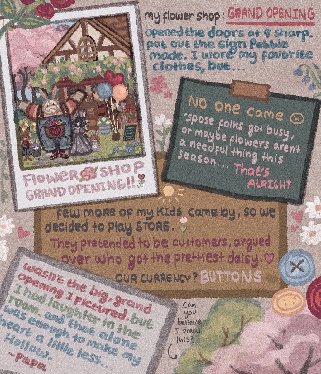 carouselcrpse's tweet photo. #BrambleWoodFamily #illustration #furry #furryartist #oc #cottagecore #originalcharacter #comic #scrapbook #journal #conceptart #romance #writing #myart https://t.co/dzGbk4nEgL