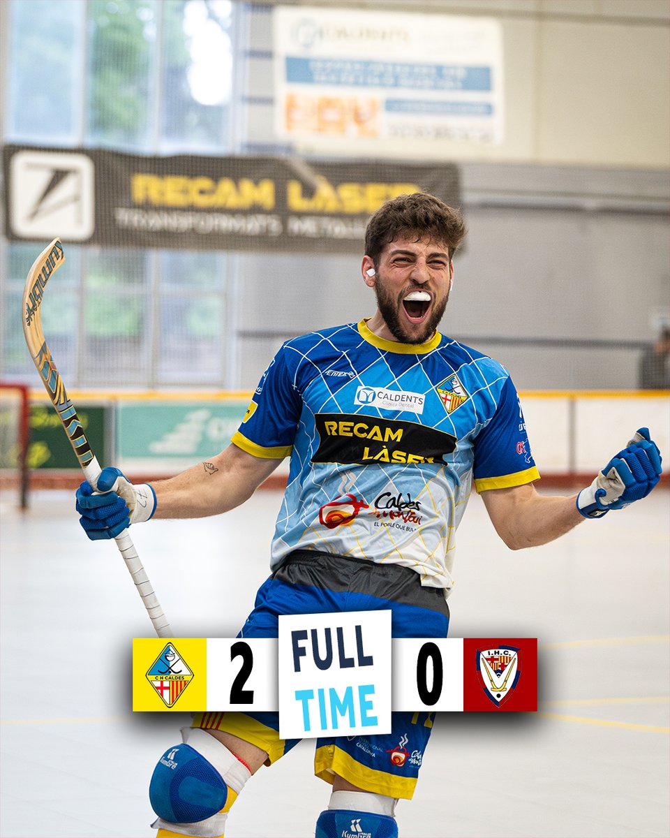🏁 𝐅𝐈𝐍𝐀𝐀𝐀𝐀𝐀𝐀𝐀𝐀𝐀𝐀𝐋!!!

🏑 Recam Làser Caldes 2-0 <a href="/IgualadaHC/">Igualada Hoquei Club</a> 

#SomhiCaldes #OKLiga