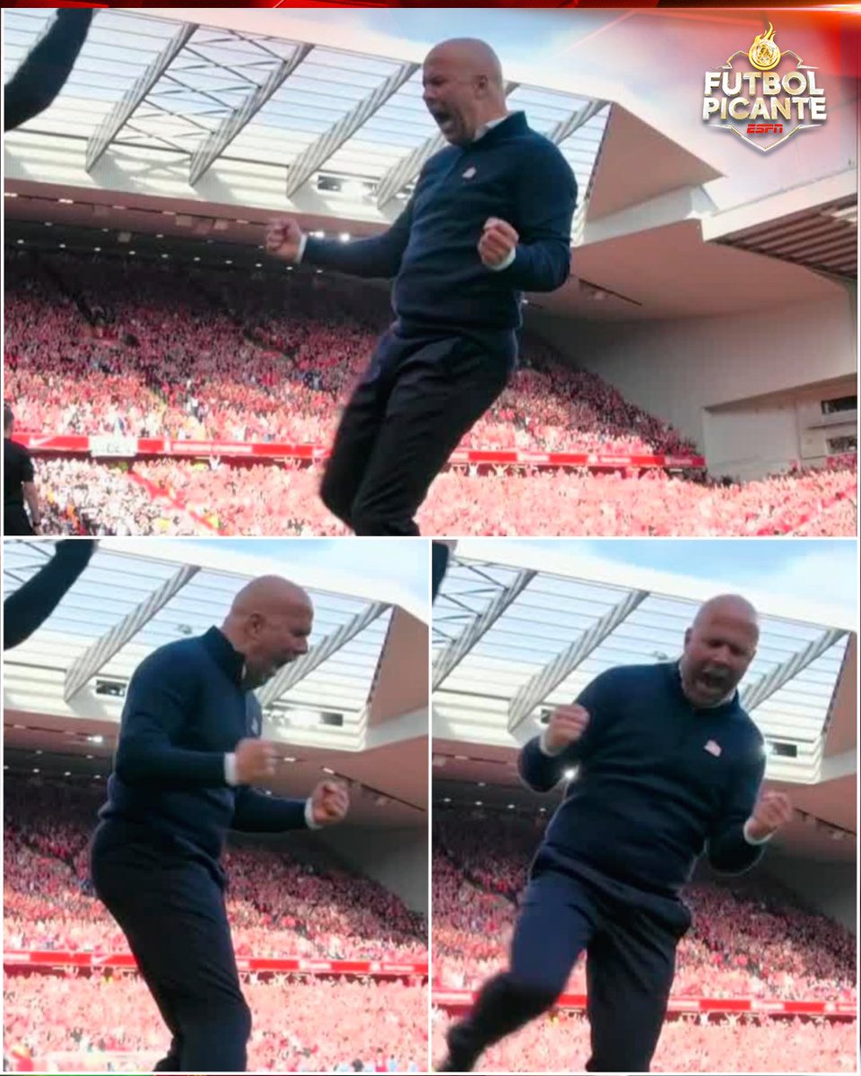 DeOverlap's tweet photo. Hij kan wel goed juichen!

#LIVTOT #LFC #Feyenoord https://t.co/8lpjOc3Kay