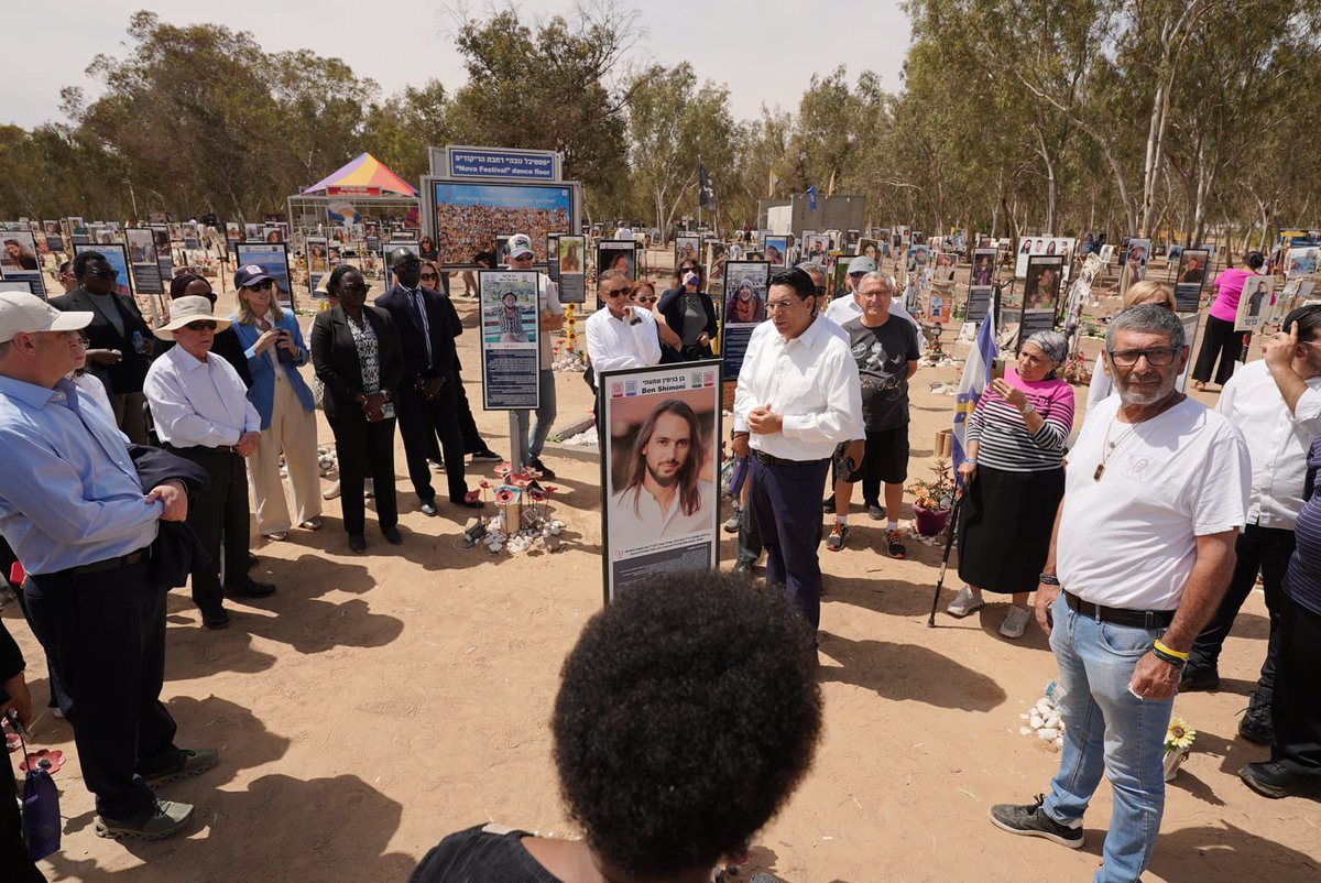Danny Danon ๐ฎ๐ฑ ืื ื ืื ืื (@dannydanon) on Twitter photo The ambassadors' delegation, which was exposed today up close to the atrocities perpetrated by Hamas in the south and at the Nova festival, continued on to an important meeting with the Prime Minister <a href="/netanyahu/">Benjamin Netanyahu - ืื ืืืื ื ืชื ืืื</a>, who emphasized the importance of international support for Israel. The ambassadors' delegation, which was exposed today up close to the atrocities perpetrated by Hamas in the south and at the Nova festival, continued on to an important meeting with the Prime Minister <a href="/netanyahu/">Benjamin Netanyahu - ืื ืืืื ื ืชื ืืื</a>, who emphasized the importance of international support for Israel.