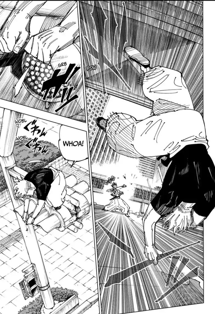 ImperialTruth_'s tweet image. This moment and sukuna’s strength wasn’t talked about enough, sure gojo blocked it, but no punch gojo threw at sukuna sent him flipping and flying like a ragdoll, my question is how come we never saw this crazy strength again?