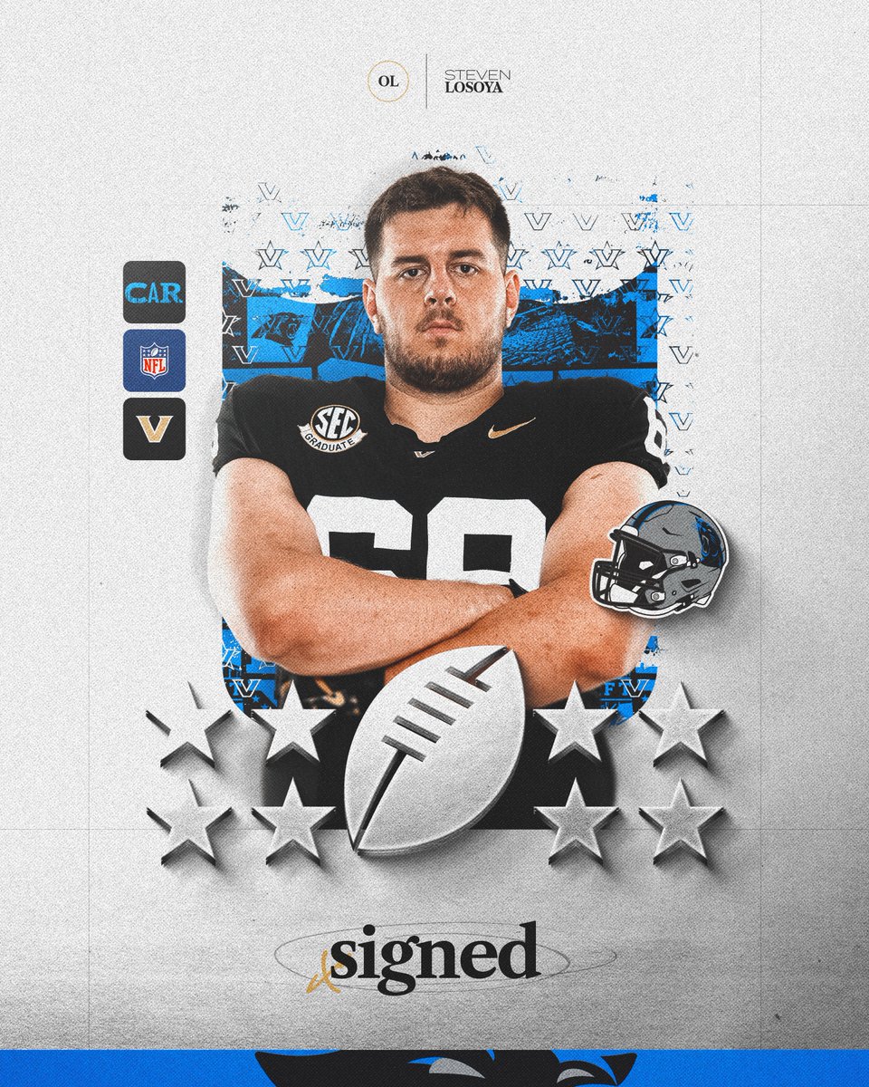 Steven Losoya is heading to the <a href="/Panthers/">Carolina Panthers</a>!