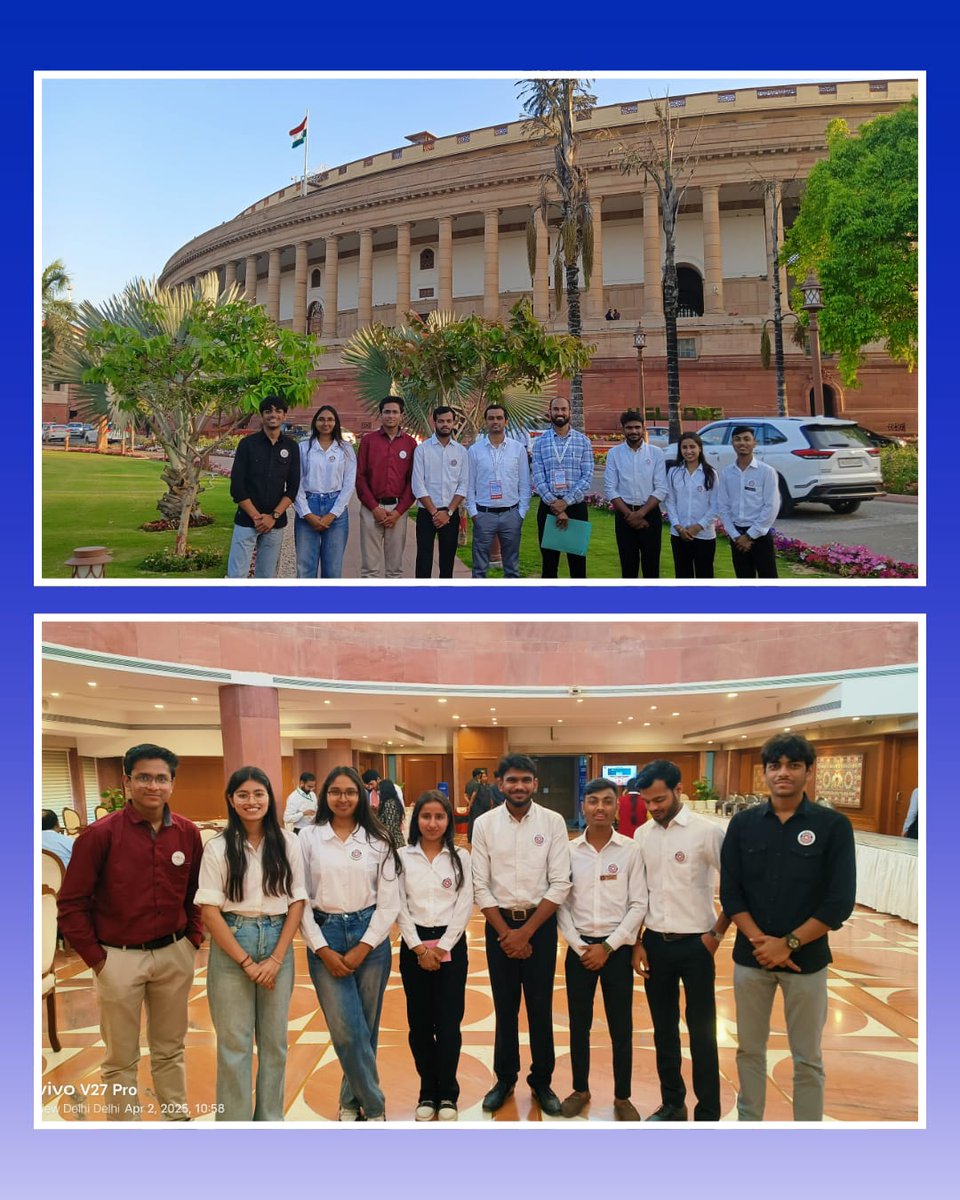 nsskmc's tweet photo. From Kirori Mal College to the Parliament of India!
NSS KMC volunteers participated in the National Level Youth Parliament (2nd April), embracing leadership and democratic engagement at the highest platform. https://t.co/Axu31CNwGz