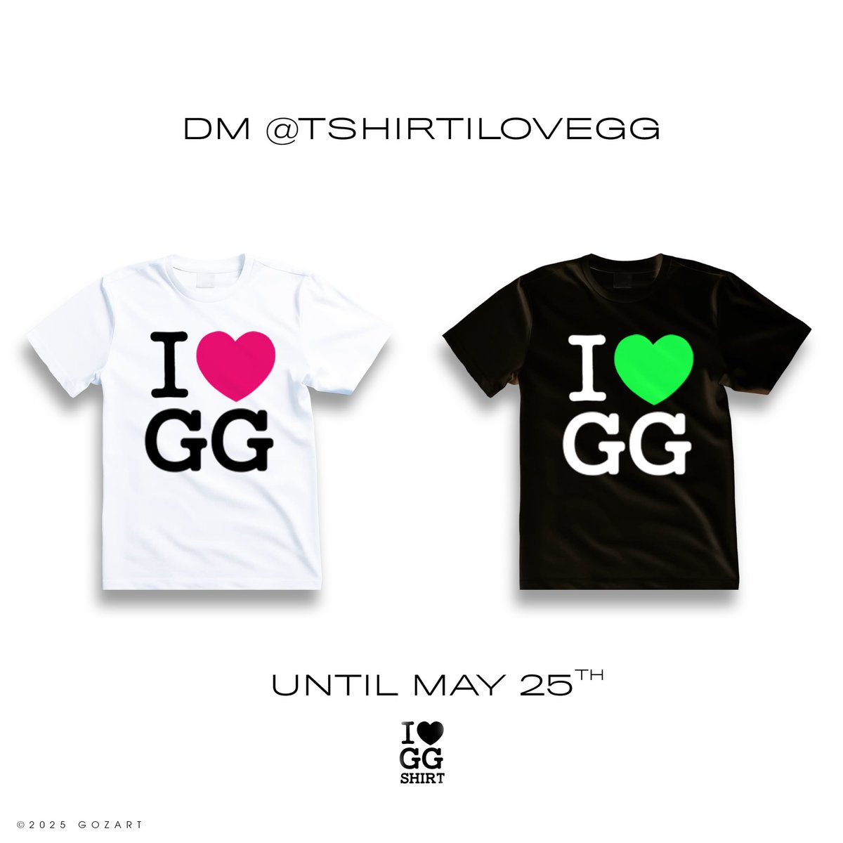 iLoveGG shirt 🩷💚
MAINTENANT DISPONIBLE
dm @/tshirtilovegg sur instagram 
#GG