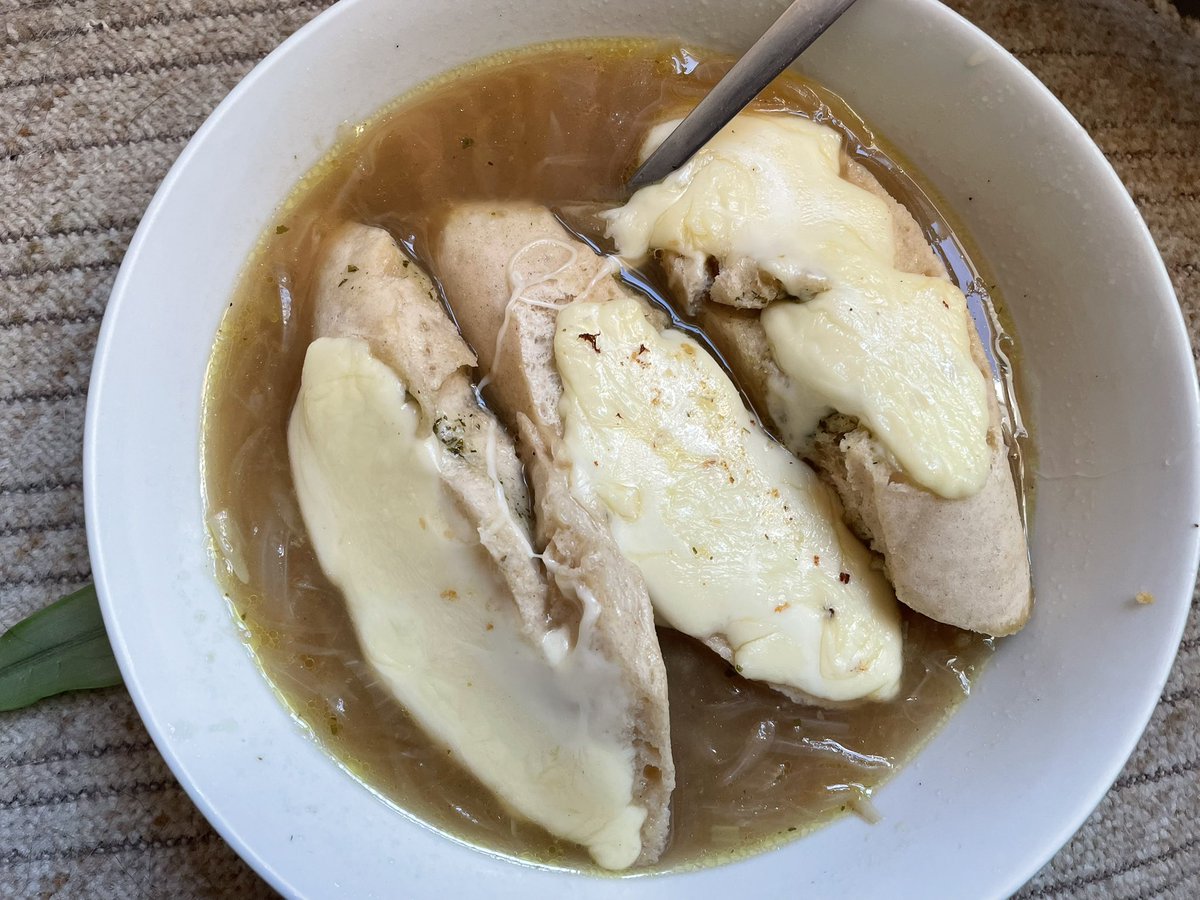 hab french onion soup gemacht
yummi lecker schmecker