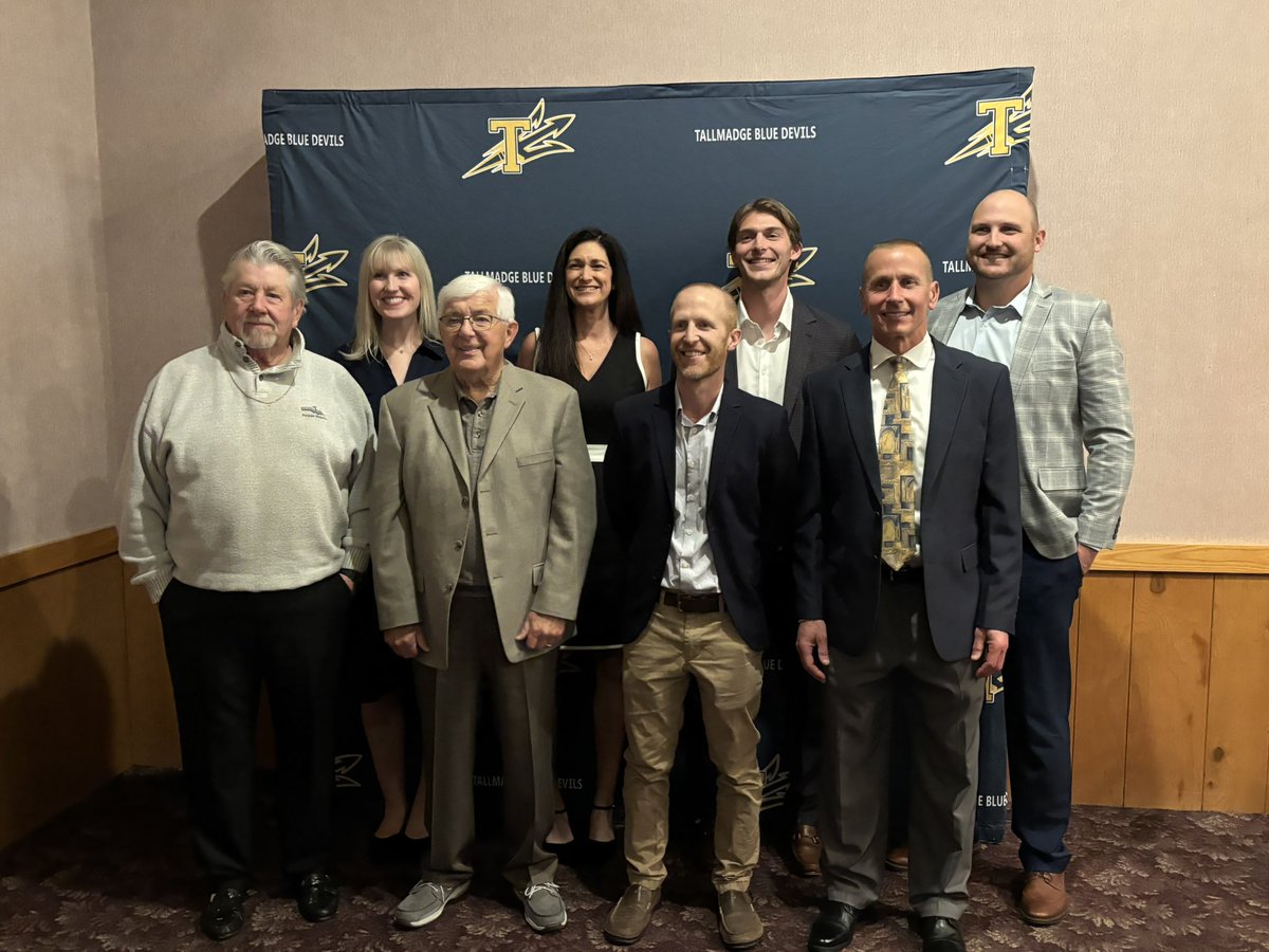 Incredible night last night inducting our newest Tallmadge Athletics Hall of Fame Class! 

The Class of 2025 did not disappoint sharing their emotion and appreciation for the Tallmadge Community! 

We appreciate you just as much! 

Thank you and congratulations!