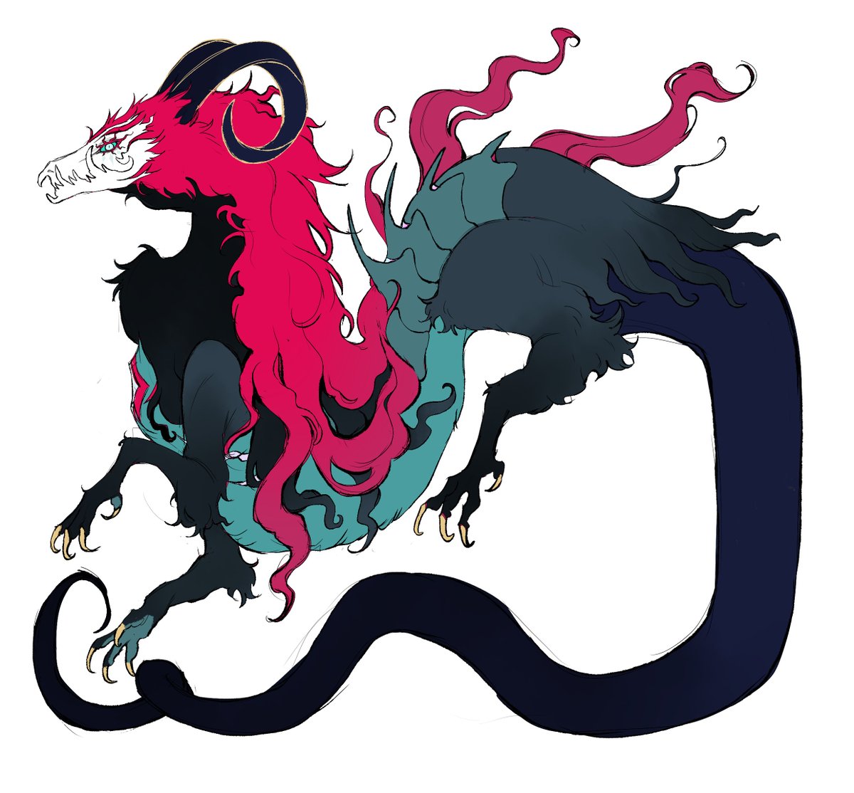 small changes of his design that u wont even notice.
Also this is the only time i didnt use any ref to draw his dragon form and it turns out the best. The lesson is never use ref❤️