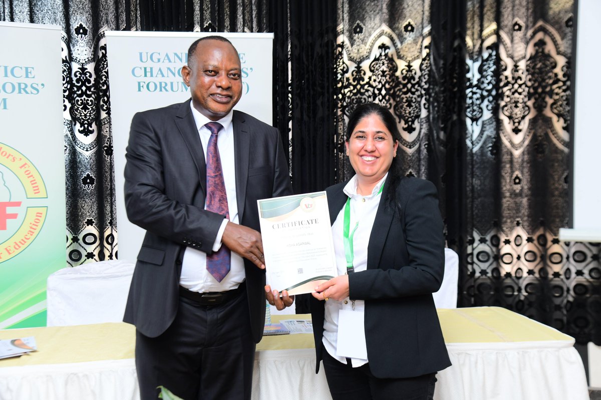 Financial leaders in higher education gathered for a one-day workshop hosted by @UVCF_UG. Opened by Prof. Eriabu Lugujjo, the training focused on financial management, resource mobilization, cybersecurity, and sustainability to enhance quality education. #HigherEd #UVCF