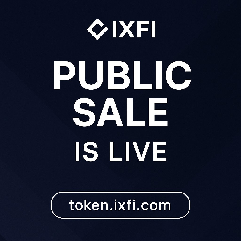 ckY | MSV.gg (@ck___y) on Twitter photo 🧵 The IXFI Public Sale is LIVE
Today marks a major milestone for <a href="/ixfiexchange/">IXFI | Gen 3.0 Exchange</a> as $IXFI enters the public spotlight.
Here’s everything you need to know before joining the journey. 👇
--------------------------------------------------------
1. About IXFI
IXFI is building a 🧵 The IXFI Public Sale is LIVE
Today marks a major milestone for <a href="/ixfiexchange/">IXFI | Gen 3.0 Exchange</a> as $IXFI enters the public spotlight.
Here’s everything you need to know before joining the journey. 👇
--------------------------------------------------------
1. About IXFI
IXFI is building a