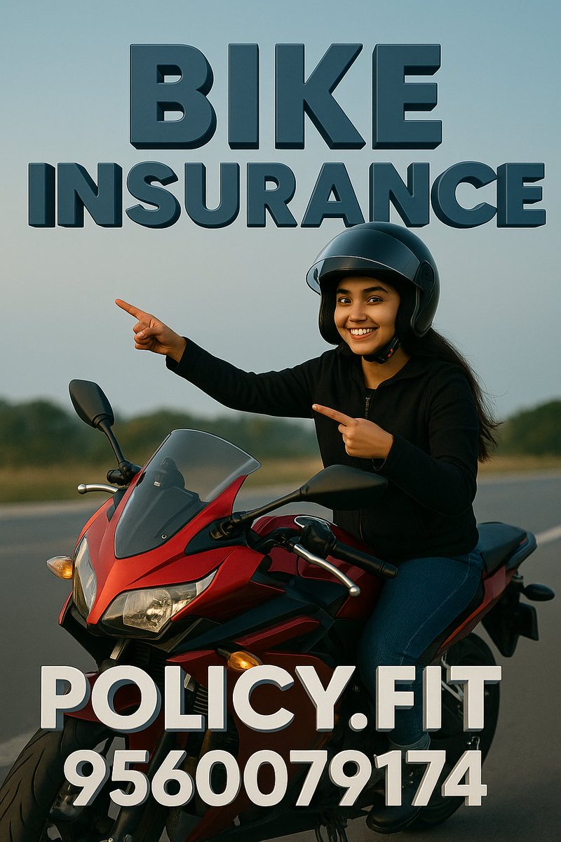PolicyFit's tweet photo. Get Your Bike Insurance Instantly with https://t.co/q7DDfK32D2 | Call Now: 9560079174 https://t.co/OSyeXH4ivY