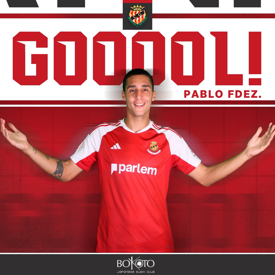 NÀSTIC DE TARRAGONA (@nastictarragona) on Twitter photo 75’ GOOOOOOLL de <a href="/pablo17fer/">Pablo Fernandez 🚐</a>‼️
🧩 Doblet del de Candás. 4t gol del NÀSTIC!
|4-1| #nasticlive
#NàsticRealUnión
#NouEstadiCostaDaurada 75’ GOOOOOOLL de <a href="/pablo17fer/">Pablo Fernandez 🚐</a>‼️
🧩 Doblet del de Candás. 4t gol del NÀSTIC!
|4-1| #nasticlive
#NàsticRealUnión
#NouEstadiCostaDaurada