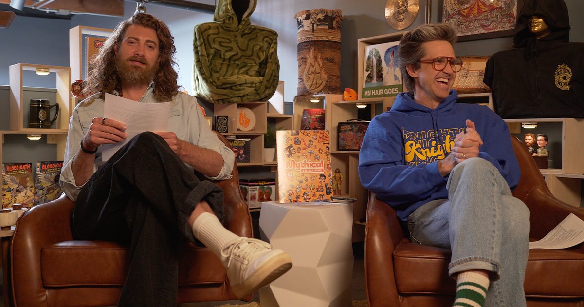 mythicalsociety's tweet image. Coming up on the Society โ๏ธ Apr 28-May 02
๐ธ Rhett & Link React - Apr 28
๐ฝ๏ธ Last Meals With Stevie - Apr 30
๐๏ธ Secret Loft - May 01
๐ Bonus Round - May 02