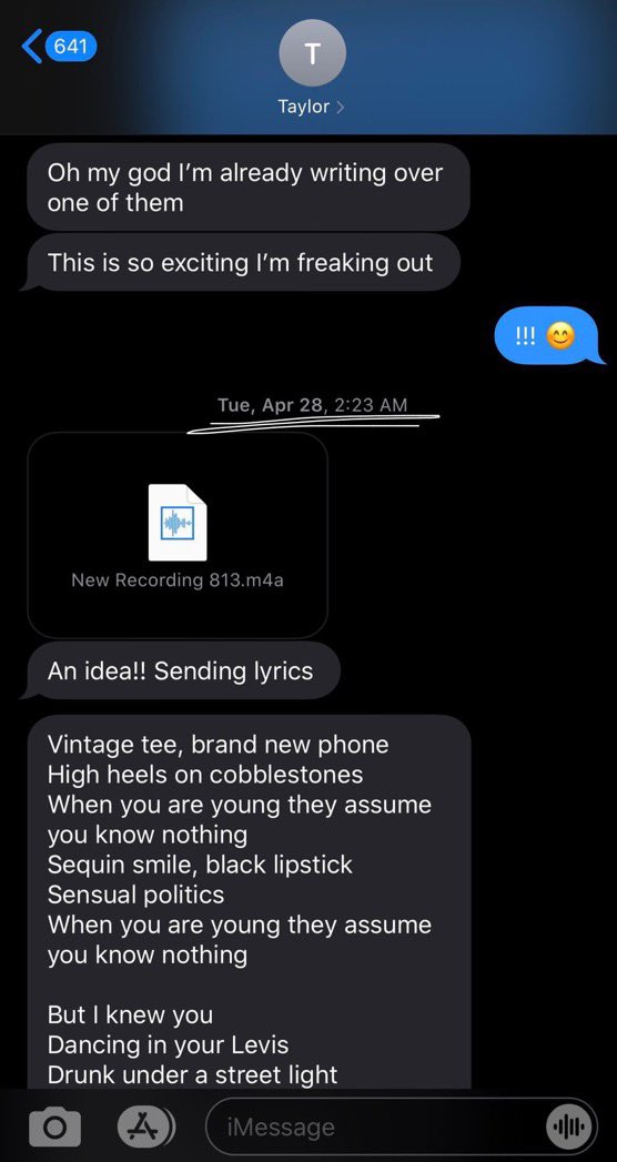 TSUpdating's tweet photo. 🚨| 5 years ago today, Taylor Swift fooled everyone by posting “Not a lot going on at the moment” while she was, in fact, writing the AOTY — at 2AM! https://t.co/M33rlLCcJi