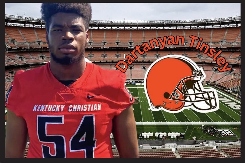 KCU Football (@goknightsfb) on Twitter photo Congrats to Dartaryan Tinsley a former Kentucky Christian Knight on signing as a free agent with the Browns! <a href="/dartanyan2001/">Dartanyan Tinsley</a> Congrats to Dartaryan Tinsley a former Kentucky Christian Knight on signing as a free agent with the Browns! <a href="/dartanyan2001/">Dartanyan Tinsley</a>