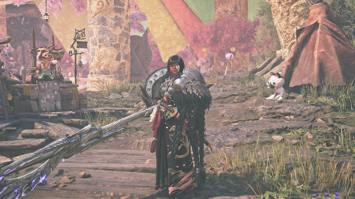 久々にINできたのでタマミツネとゾ・シアしばいてきました！
ついでに重ね着を下だけ袴に変えてみた
#モンハンワイルズ