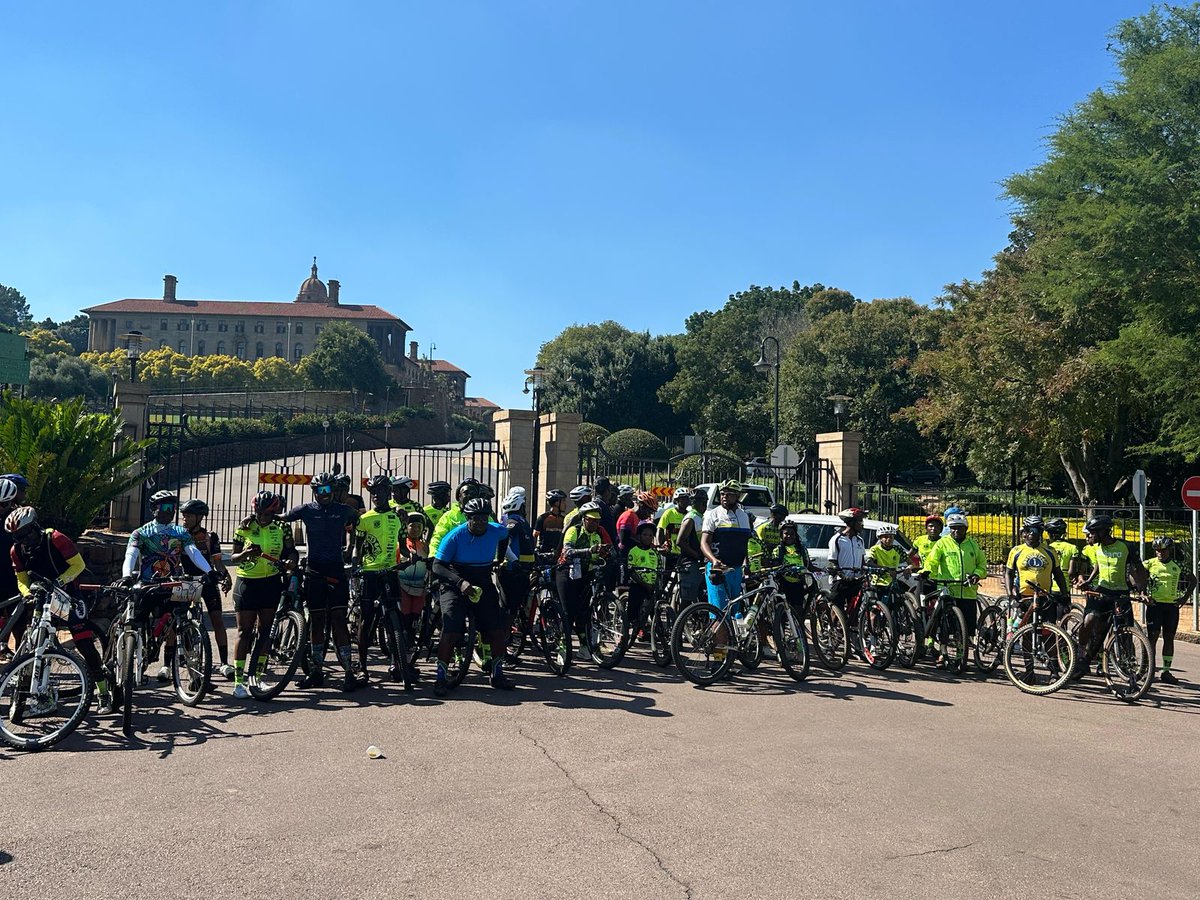 Annual kasi ride ,mamelodi riders,sosha,rankuwa riders ride to pta cbd ride around town 15 kilos in town and ride back to their kasies.