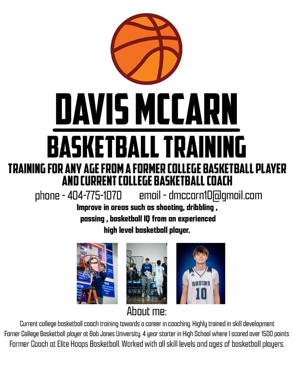 davis_mccarn's tweet image. If you or anyone you know is looking for skills training this summer I would love to work with you! I have learned some awesome things between my playing and early coaching career.