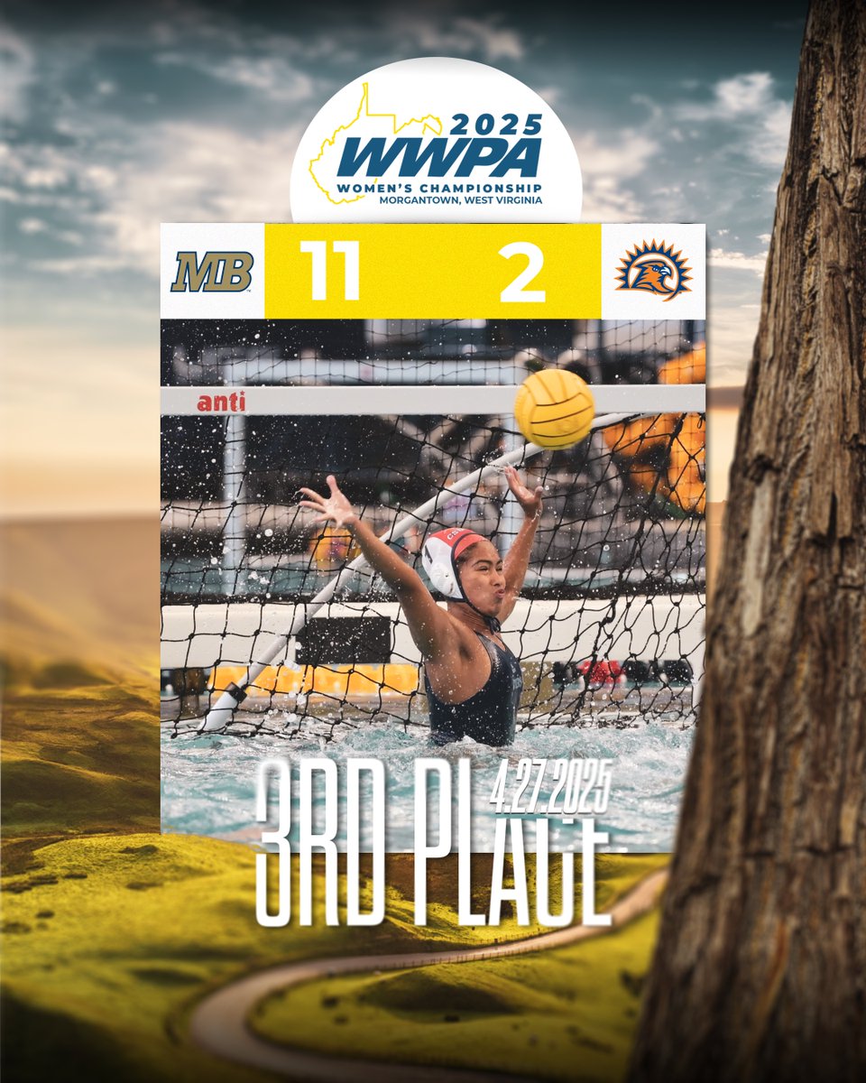 Western Water Polo Association (@thewwpa) on Twitter photo 2025 #WWPA Championship
3rd Place
<a href="/OtterAthletics/">#MakeWavesMB</a> records its 2nd-highest postseason finish in the last 10 years with a stellar defensive effort against FPU #ncaawaterpolo 2025 #WWPA Championship
3rd Place
<a href="/OtterAthletics/">#MakeWavesMB</a> records its 2nd-highest postseason finish in the last 10 years with a stellar defensive effort against FPU #ncaawaterpolo