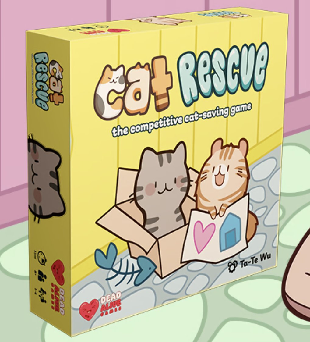 Ta-Te Wu (@tatewu1) on Twitter photo Don't think I have many cat games. I am only printing two this year - Cat Sudoku: Summer Festival and Cat's Gambit. Oh and a new Cat Rescue with competitive mode launching on Kickstarter in May. So, not too many :)
kickstarter.com/projects/deada…
<a href="/deadalivegames/">Dead Alive Games - Bernie & Brendan</a> Don't think I have many cat games. I am only printing two this year - Cat Sudoku: Summer Festival and Cat's Gambit. Oh and a new Cat Rescue with competitive mode launching on Kickstarter in May. So, not too many :)
kickstarter.com/projects/deada…
<a href="/deadalivegames/">Dead Alive Games - Bernie & Brendan</a>