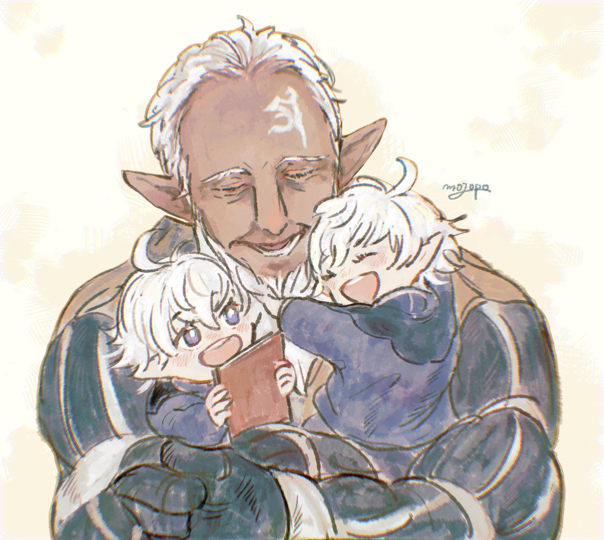 pchamhrz's tweet image. 守りたい世界　 #FF14art