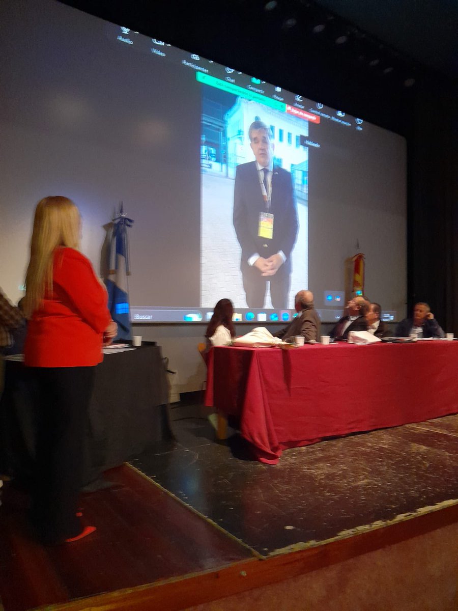 Ha sido un placer intervenir en el 103 congreso de <a href="/FEDERACINREGIO4/">FEDERACIÓN REGIONAL DE SOCIEDADES ESPAÑOLAS</a>, todo nuestro apoyo a la Federación por su gran labor y gracias a la Asociación Española de Socorros Mutuos de Puerto Madryn (Chubut) por recibirnos en su ciudad. <a href="/EmbEspArgentina/">Embajada de España en Argentina</a> <a href="/crebahiablanca/">crebahiablanca</a>