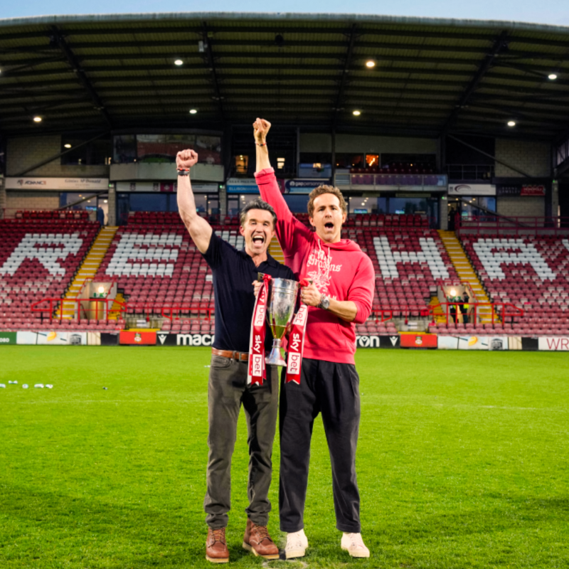 FOS's tweet photo. Wrexham's storybook run continues, and the club is now just one promotion from the Premier League.

The jump to the second tier, though, comes with "mind-blowing" costs, as expectations and salaries grow higher than Ryan Reynolds and Rob McElhenney's club has ever experienced.