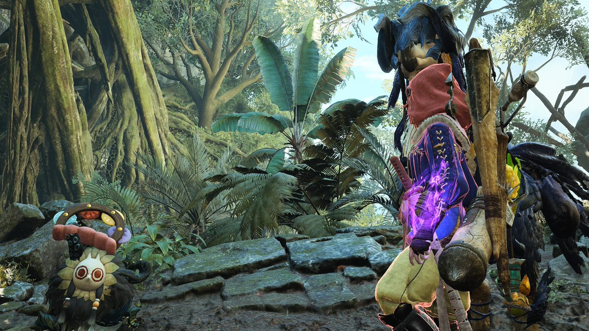 ある日、アシタカが歩いていると
タンバリンを持った
タタリ神に出会いました
#モンハンワイルズ
#モンハンフレンド募集
#タタリ神 #もののけ姫