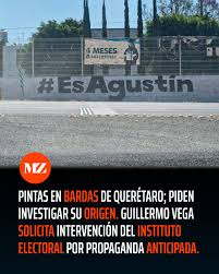 AMacurs's tweet photo. Por arte de magia aparecen campañas de panistas (de dudosa procedencia) en bardas por todo Querétaro y todos los beneficiados se dicen sorprendidos y dicen que no saben quien les hace la campaña? https://t.co/JuSzuEZLpK