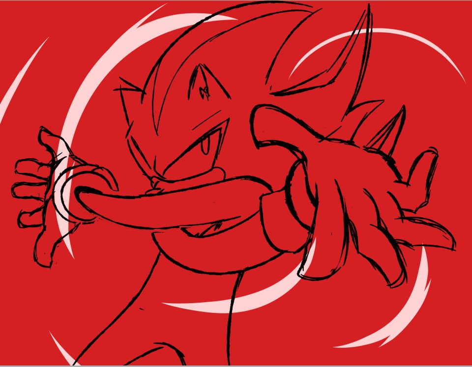 mari_chuiy's tweet image. BOCETO DE CHAOS CONTROL!