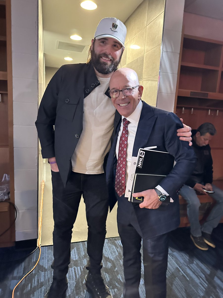 Look who’s in the house for game 4 between the <a href="/StLouisBlues/">St. Louis Blues</a> and the <a href="/NHLJets/">Winnipeg Jets</a> today in <a href="/NHL_On_TNT/">NHLonTNT</a> <a href="/TBSNetwork/">TBS Network</a> 
The hometown hero Pat Maroon 
<a href="/brendanmburke/">Brendan Burke</a> and <a href="/KathrynTappen/">Kathryn Tappen</a>