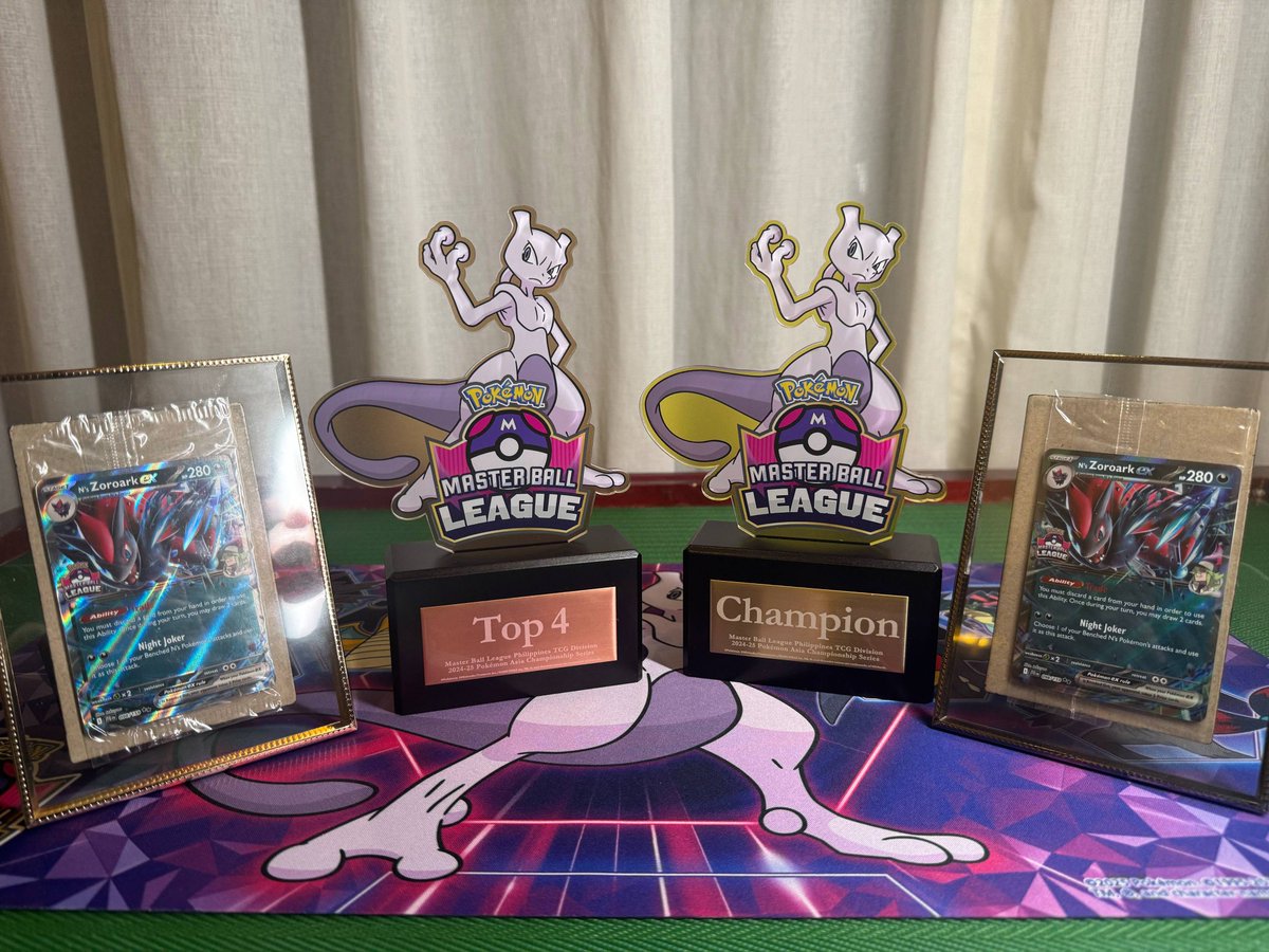 PrimeTimeWiz's tweet image. I just won the Philippines Masterball League to be this year's National Champion!! 1st/515
I had doubts about competing instead of casting. Thank you to @ChipRichey for the push and oh man, did it pay off!
As big as this accomplishment is Im more excited to announce since Aira…