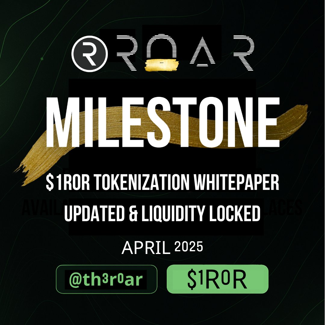 Locked and loaded. That's right, $1R0R is now loaded for action. We have the Tokenization whitepaper updated and we have the liquidity locked. What does this mean? We are doing all of the right things to ensure proper flow, vesting and safety for our community as we move forward!