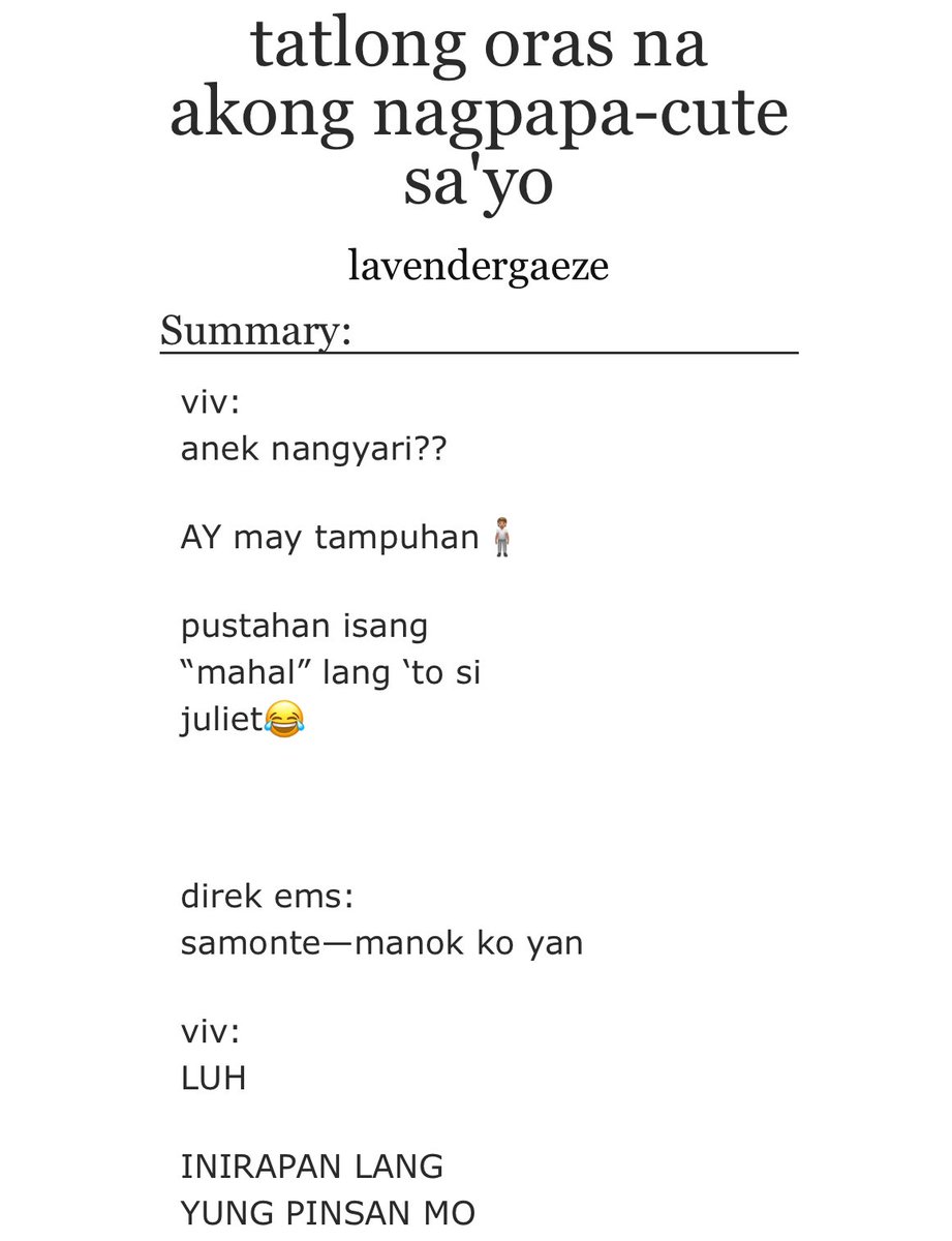 hannuuhniceday's tweet image. you give me prompts, i give you scraggly oneshots kfjdjdj

ft pabebe!jet and a hindi-marunong-manuyo!thei

a #julthea oneshot au

🔗 archiveofourown.org/works/65071990