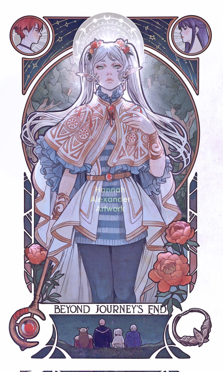 Art Nouveau Frieren 🌙