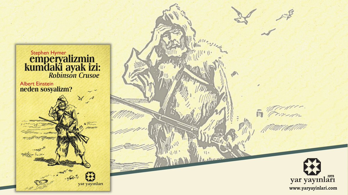 İlk bölümde yer alan Stephen Hymer’ın makalesi, Daniel Defoe’nun Robinson Crusoe romanını Marksist bir perspektifle ele alıp ilkel sermaye birikiminin izini sürüyor.
#yaryayınları #kitap #yenikitap #einstein #robinsoncrusoe #kapitalizm #sosyalizm